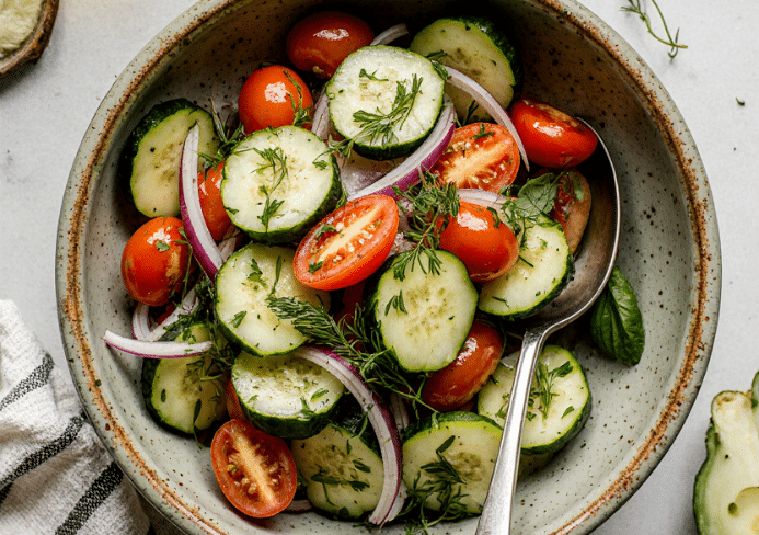 Cucumber Tomato Salad