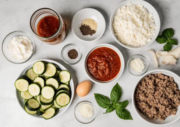 healthy zucchini lasagna