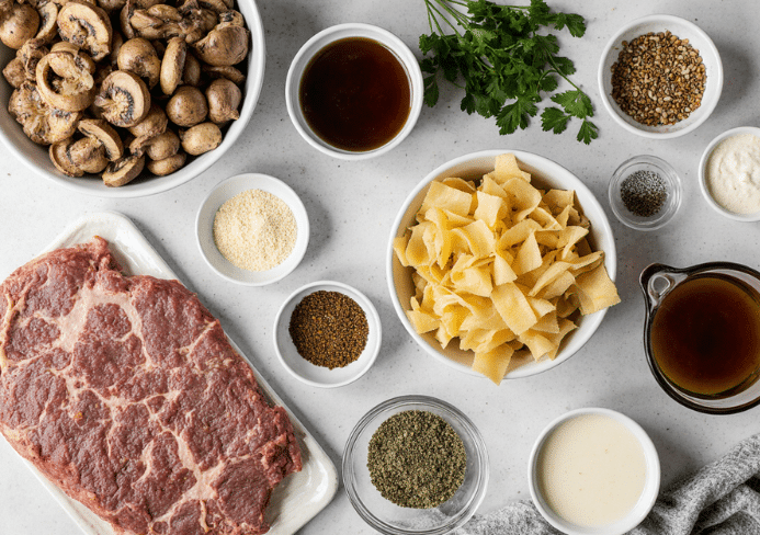 beef and noodles