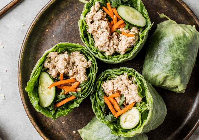 chicken spring rolls