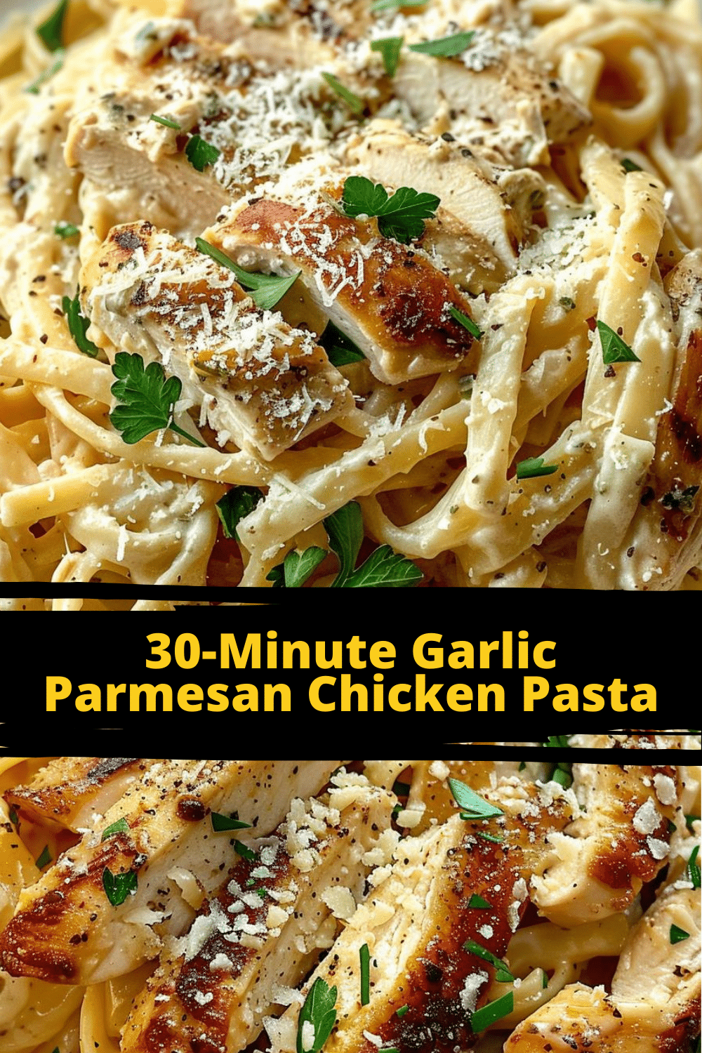 One-Pot Chicken Pasta Feast One-Pot Easy Garlic Parmesan Chicken Pasta Recipe for a Healthy Dinner