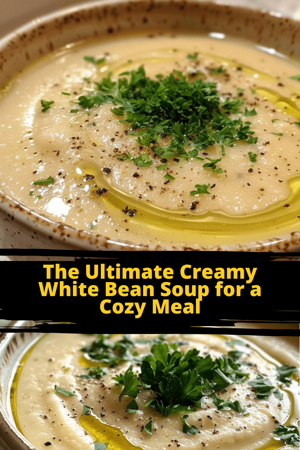 Healthy Vegan White Bean Soup with Kale