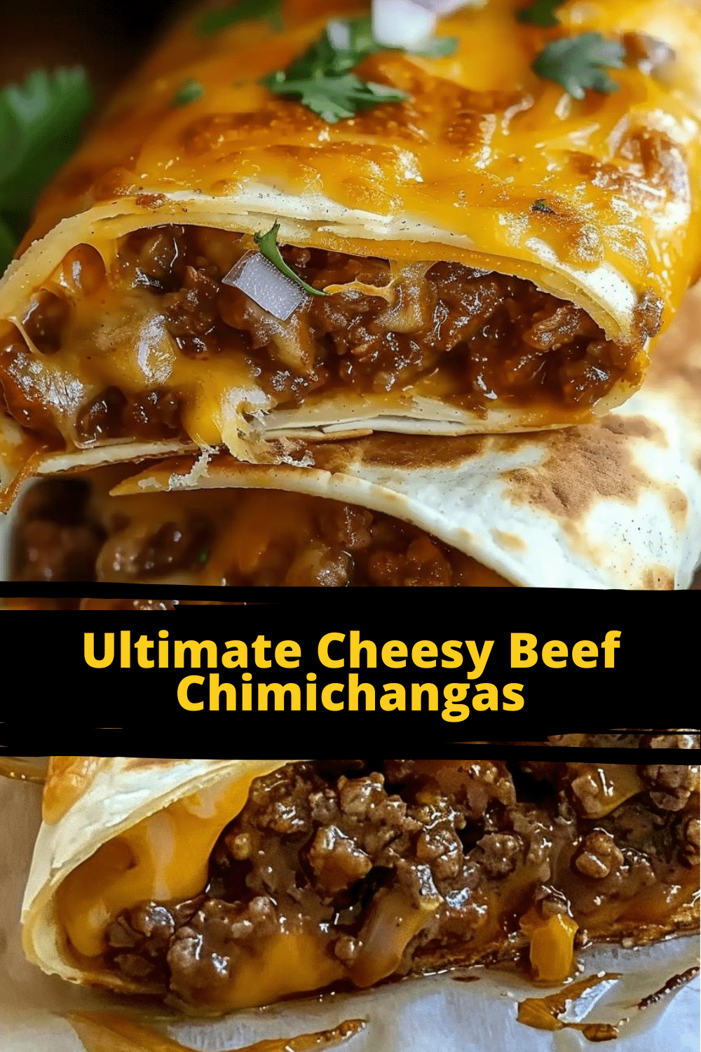Homemade Chimichangas with Cheese Homemade Cheesy Ground Beef Chimichangas Dinner