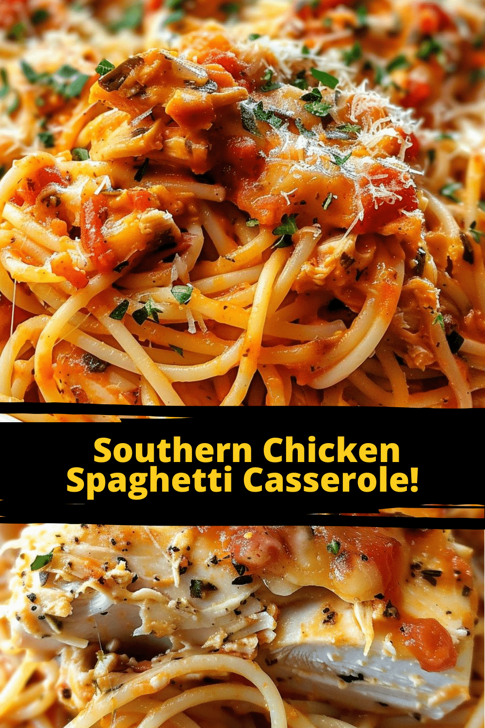 One-Pot Chicken Spaghetti Delight One-Pot Irresistible Spicy Southern Chicken Spaghetti Casserole