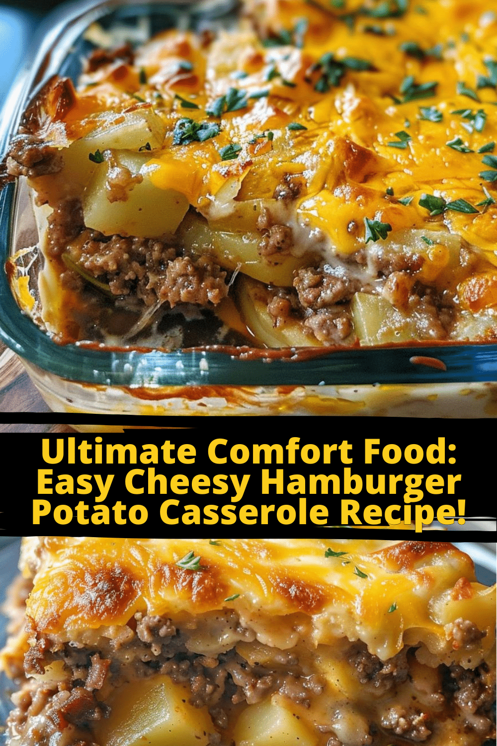 Simple Cheesy Beef Bake Simple Cheesy Beef and Potato Bake Ready to Serve