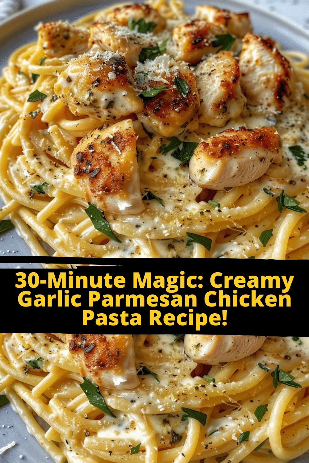 Easy Family Chicken Pasta Recipe Easy Creamy Garlic Parmesan Chicken Pasta for Family Dinner
