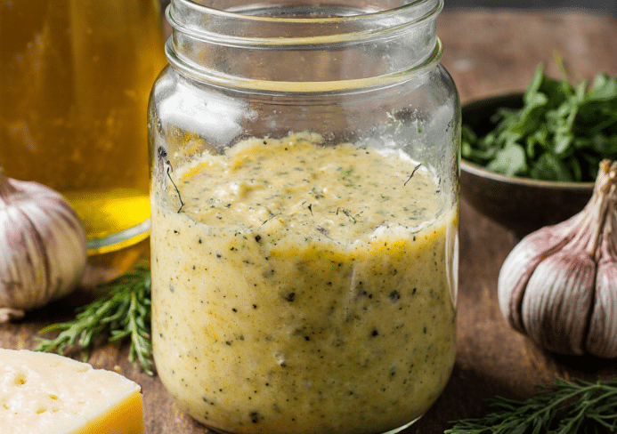Homemade Parmesan Vinaigrette