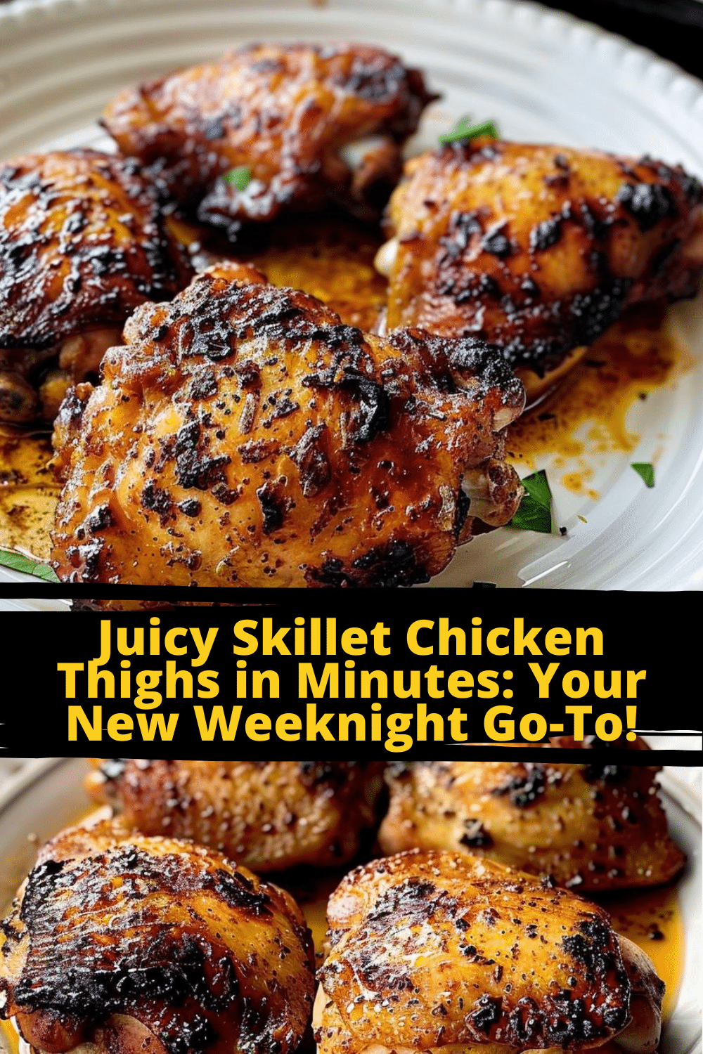 Seasoned Oven-Chicken Thighs Moist Boneless Skinless Chicken Thighs with Seasonings in Oven