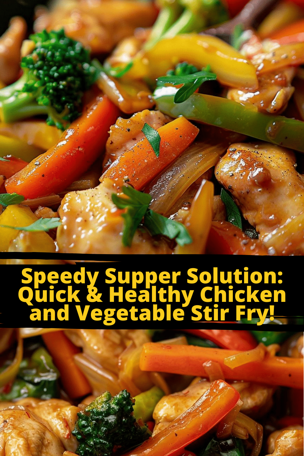 Healthy Chicken Stir Fry Dish Quick and healthy chicken stir fry with fresh vegetables