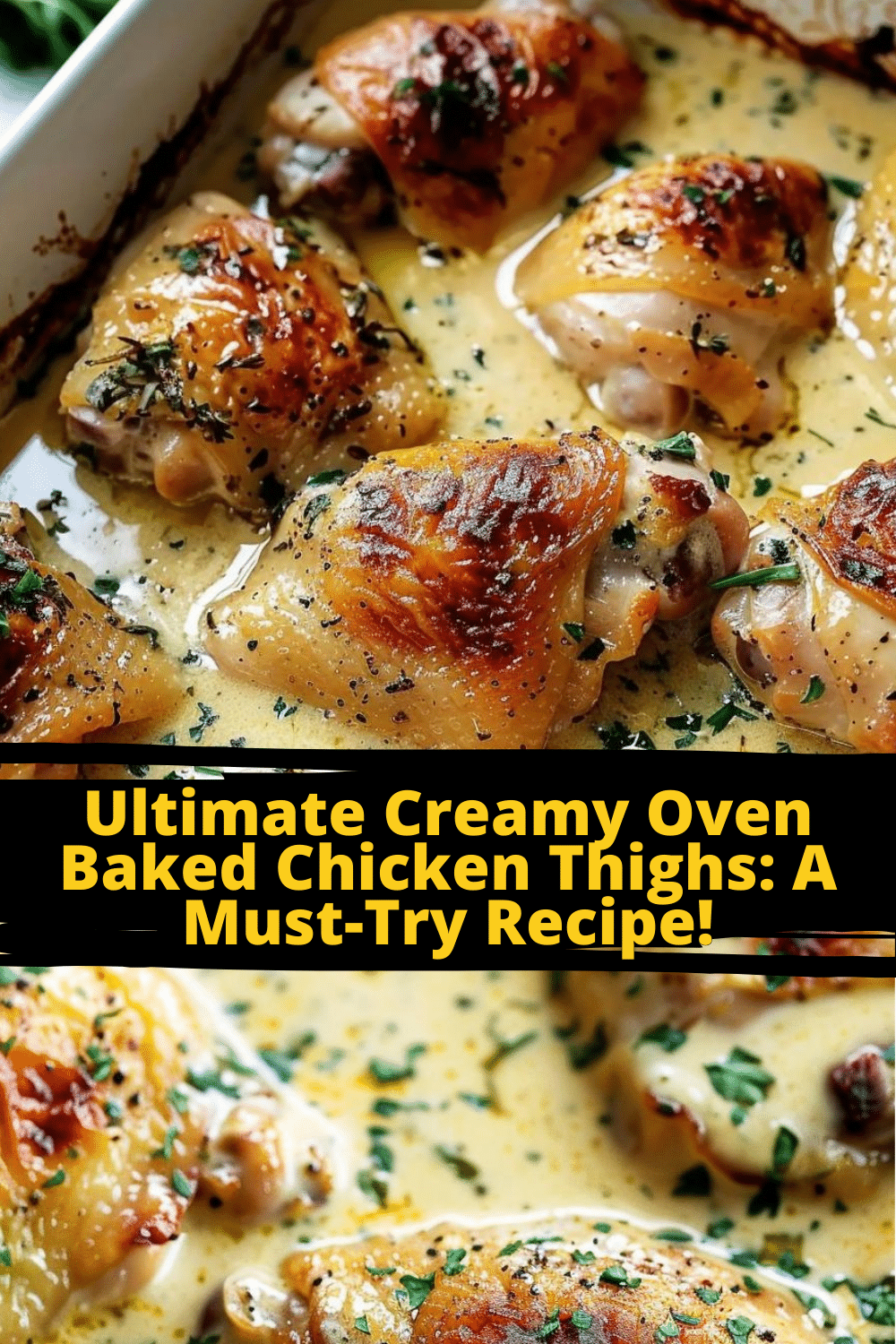 Cozy Chicken Thigh Casserole Creamy Chicken Thigh Casserole Fresh from the Oven