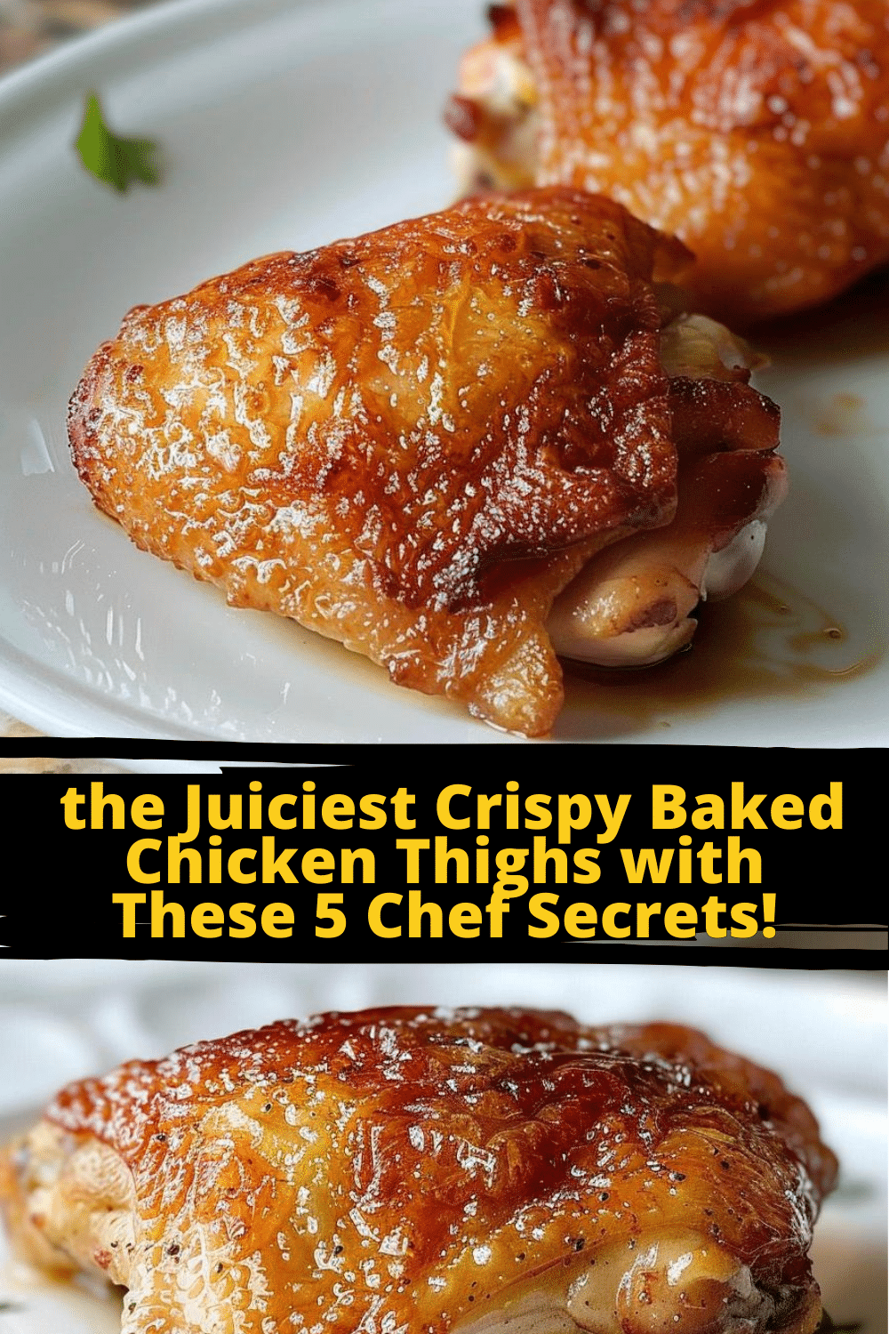 Perfectly Crisp Chicken Thighs Crispy Skin Chicken Thighs Baked for Moistness