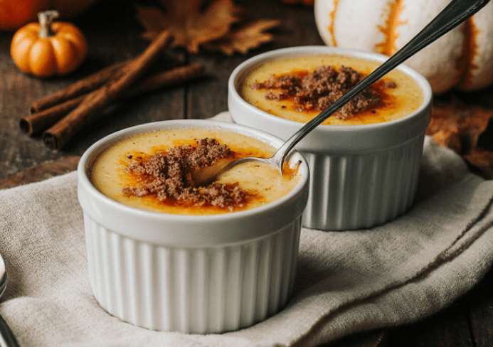 pumpkin crème brûlée