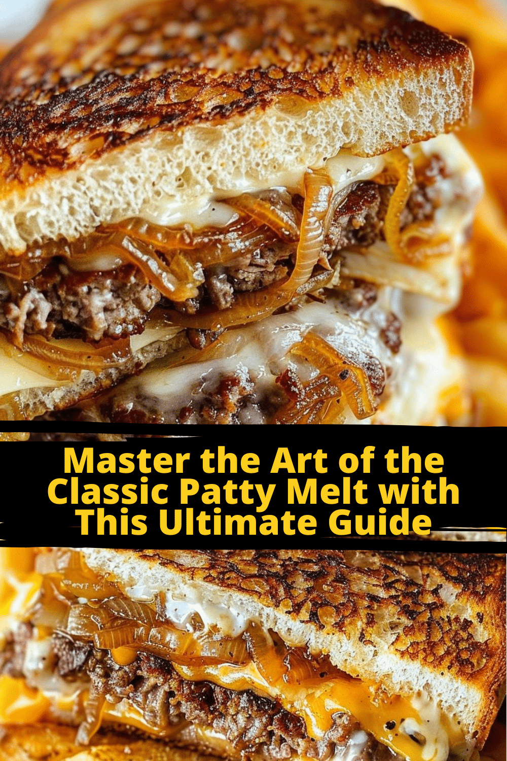 Homemade Patty Melt Perfection Homemade Patty Melt Recipe with Ground Beef and Grilled Onions