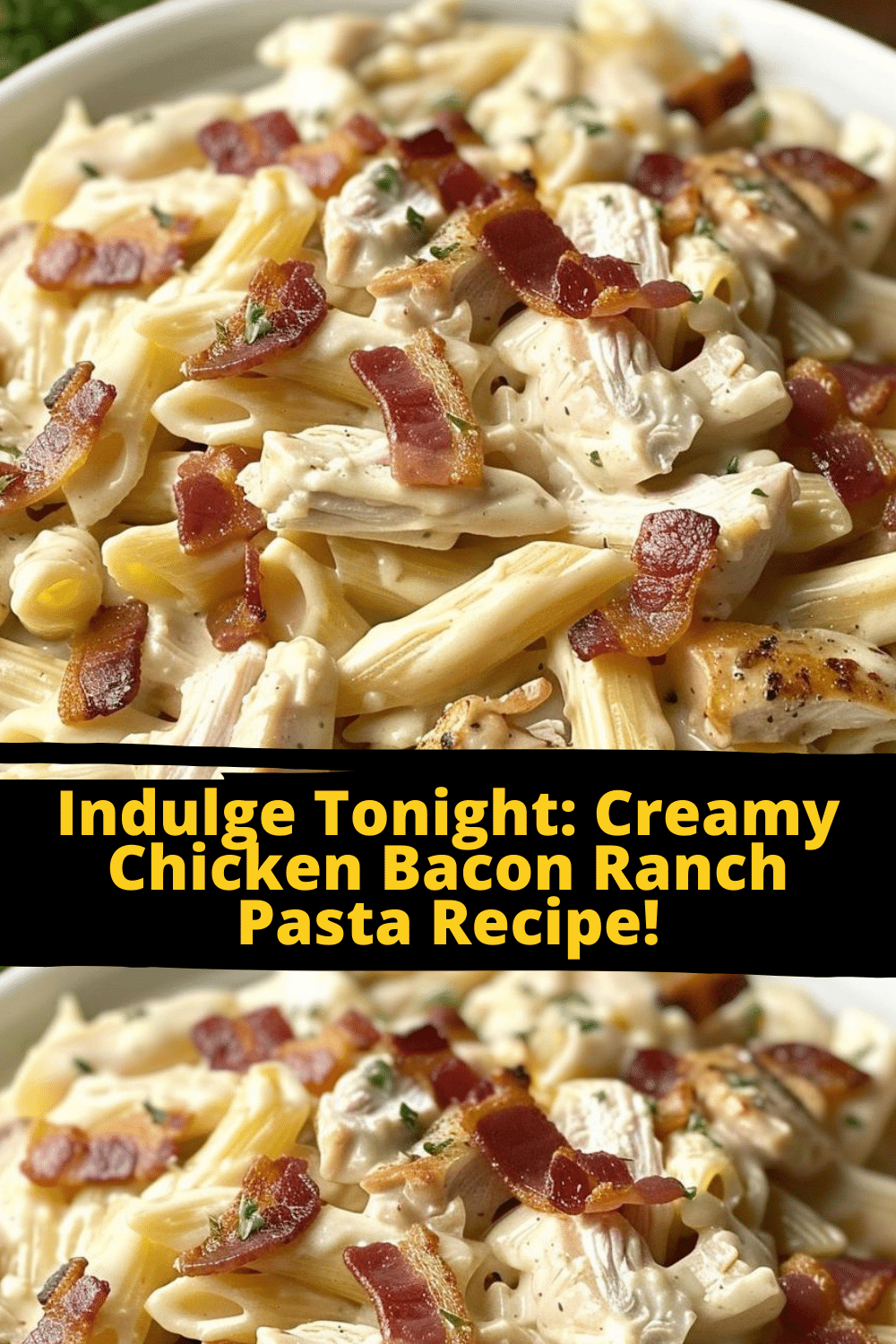 Quick One-Pot Pasta Dish One-pot Creamy Chicken Bacon Ranch Pasta cooking on a stovetop