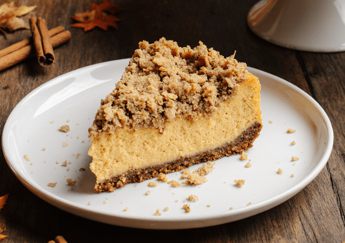 Pumpkin Streusel Cheesecake