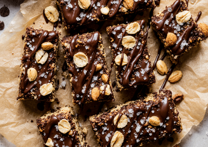 Dark Chocolate Sea Salt Nut Bars
