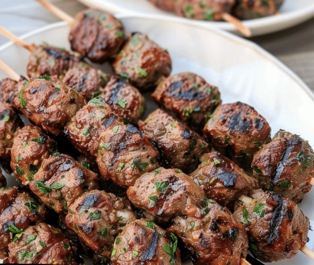 Beef Kafta Kebabs
