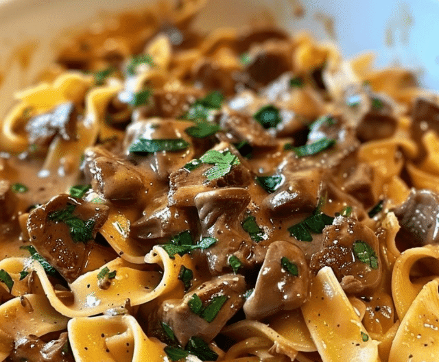 Creamy One-Pot Beef Pasta with Garlic Butter