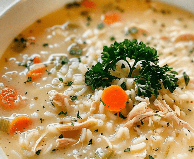 Creamy Chicken and Rice Soup
