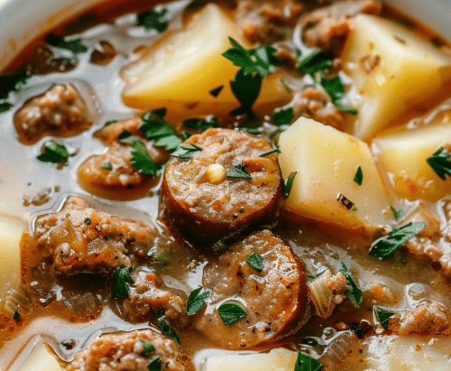 Cozy Italian Sausage and Potato Soup