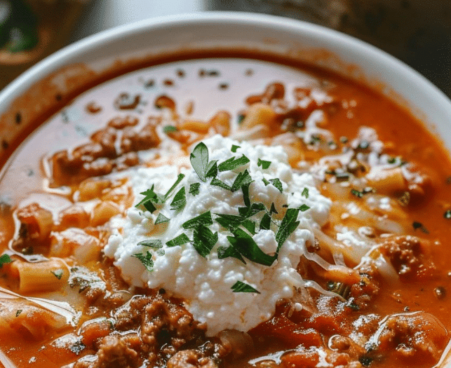 Lasagna Soup Recipe Easy Cheesy and One Pot Comfort