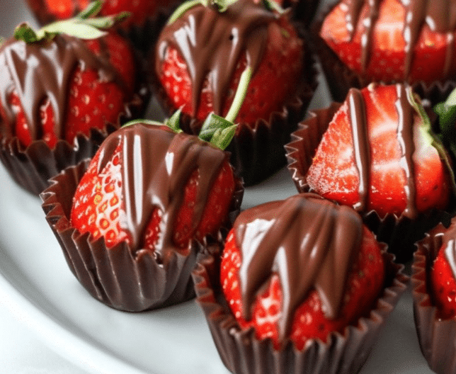Chocolate Strawberry Yogurt Clusters