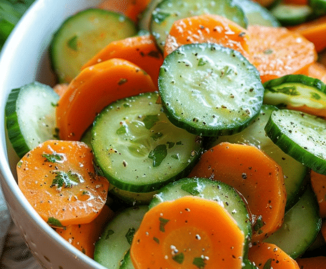 Cucumber Carrot Salad