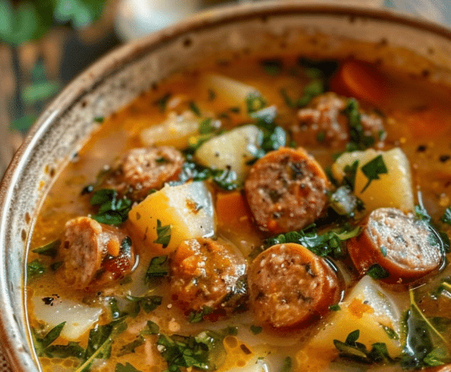 Cozy Italian Sausage and Potato Soup