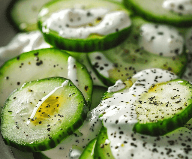Refreshing Cucumber Yogurt Delight Cucumber Yogurt Salad
