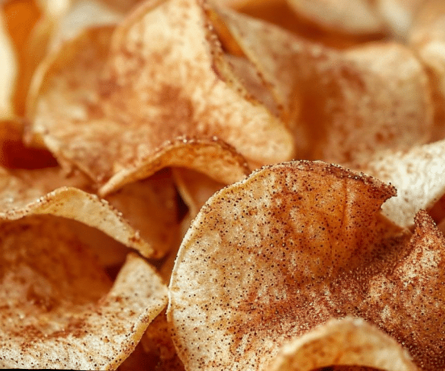Crispy Air Fryer Apple Chips Air Fryer Cinnamon Apple Chips