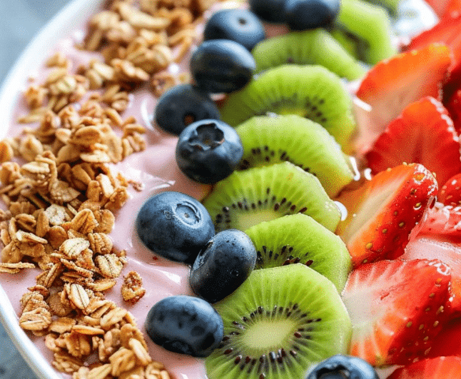 5-Minute Fruit Smoothie Bowl
