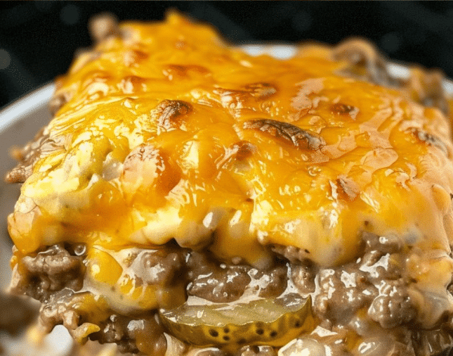 Cheeseburger Casserole - ONE POT!