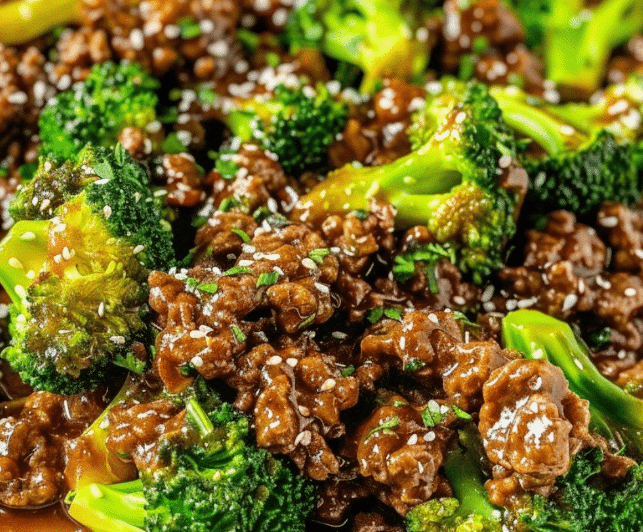 Delicious Honey Garlic Stir Fry Honey Garlic Ground Beef and Broccoli