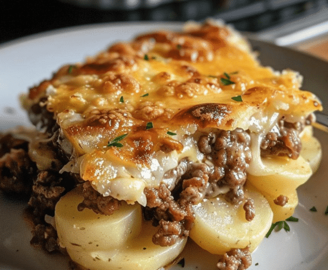 Hamburger Potato Casserole Recipe