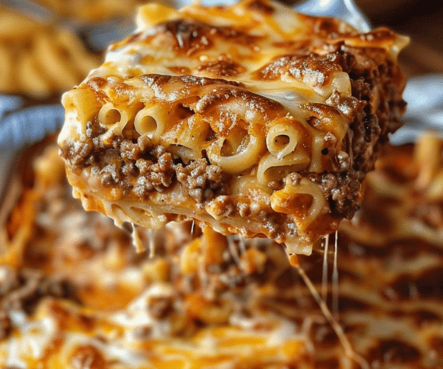 Cheesy Hamburger Casserole Bake for Busy Weeknights