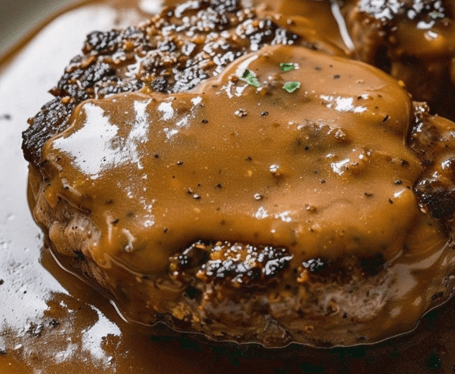 Easy Hamburger Steak With Brown Gravy Recipe
