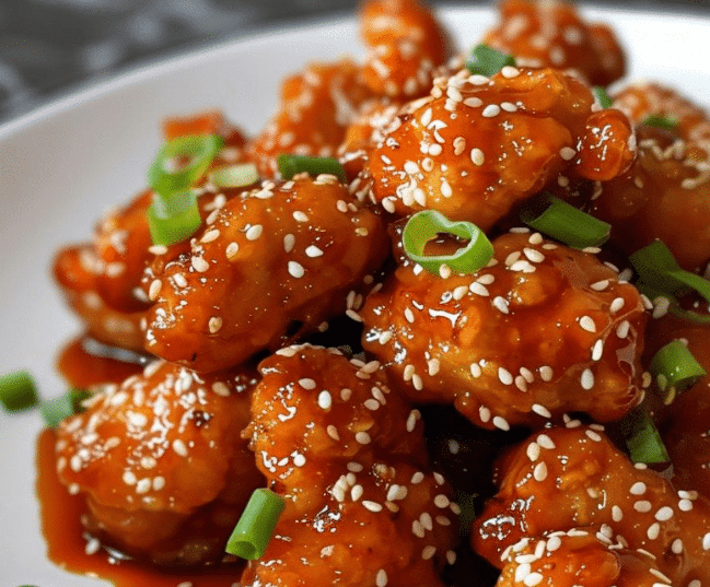 Authentic Sesame Chicken Dish Chinese Takeout Sesame Chicken