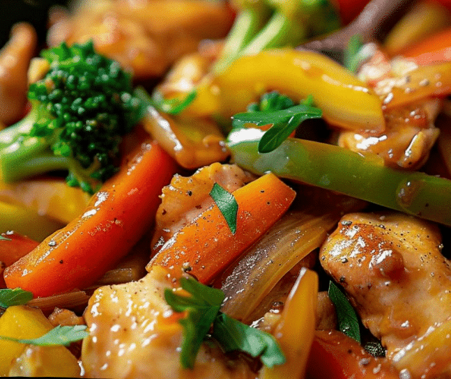 Vibrant Chicken & Veggie Stir Fry Easy Chicken & Vegetable Stir Fry