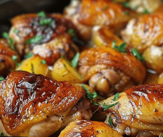 chicken thighs and potatoes