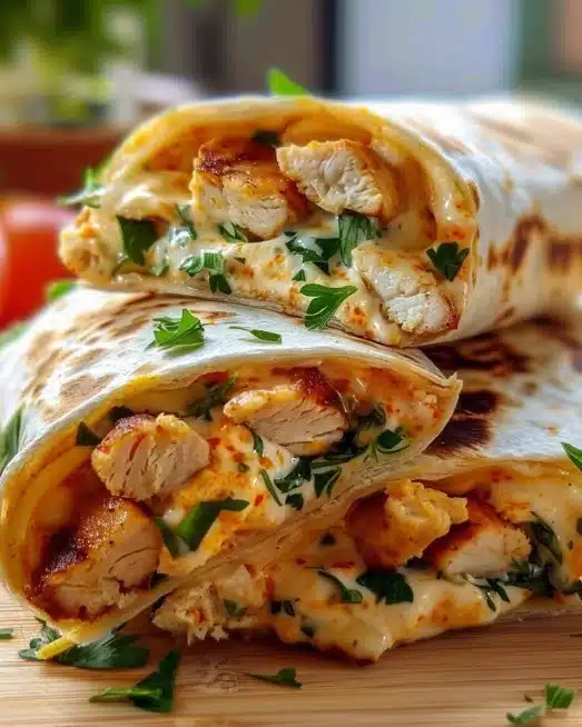 Cheesy Chicken Wrap