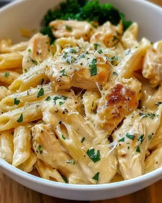 Creamy Garlic Parmesan Chicken Pasta