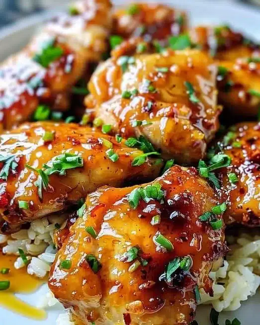 Honey Garlic Chicken Thighs