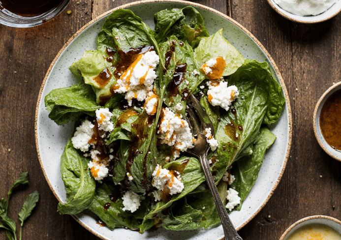 Healthy Homemade Creamy Balsamic Vinaigrette Salad Dressing