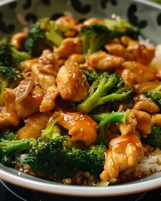 Savory Chicken and Broccoli dish served on a plate