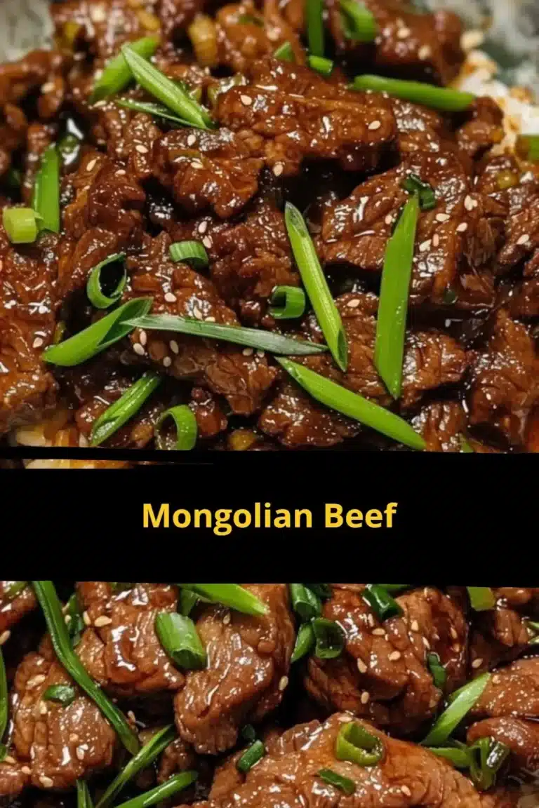 Delicious plate of Mongolian Beef served with vegetables and rice
