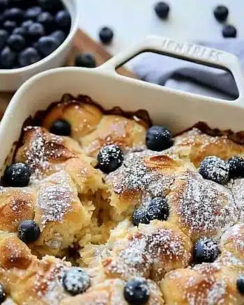 Delicious homemade Pancake Casserole baked to perfection
