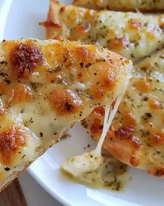 Air Fryer Tortilla Garlic Bread recipe made with fresh garlic and tortillas.