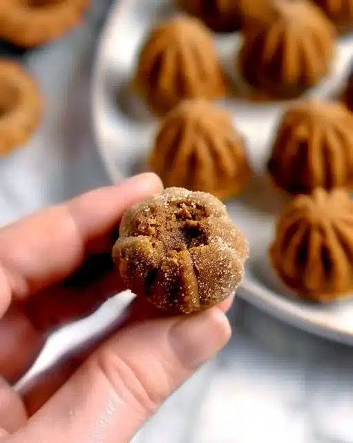 Delicious spiced pumpkin truffles coated in chocolate