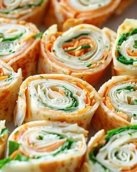 Turkey Cheddar Lunch Roll Ups ready to serve for a healthy meal option