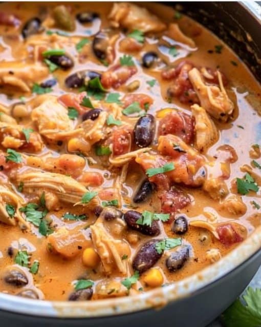 Slow Cooker Cream Cheese Crack Chicken Chili